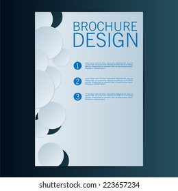 Brochure Flyer design vector template. Eps 10