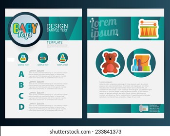 Brochure Flyer design vector template