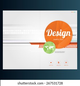 Brochure Flyer design vector template