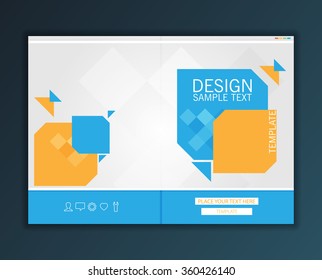 Brochure Flyer design vector template