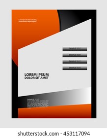 Brochure Flyer design vector template
