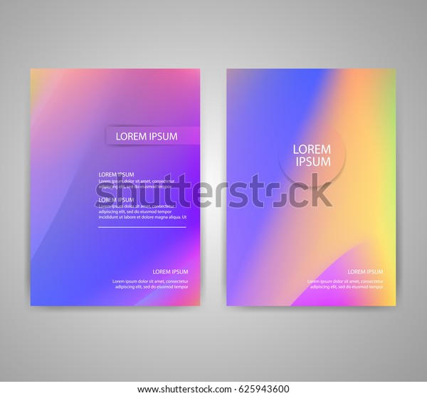 Brochure Flyer Layouts Abstract Colorful Background Stock Vector Royalty Free