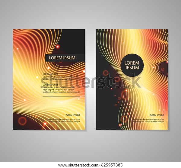 Brochure Flyer Layouts Abstract Colorful Background Stock Vector Royalty Free