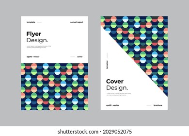 Deckungsdesign. Jahresbericht. Prospektvorlage. Flugblätter-Design. Präsentation. Packungsbeilage beachten. Einladungskarte. Magazin. Poster-Layout. Abstrakt. Geometrischer Hintergrund. A4. EPS10-Vektor