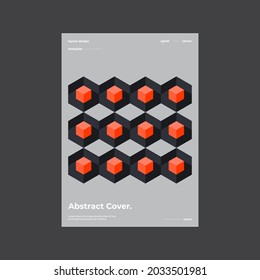 Brochure, flyer, leaflet, booklet, cover design. Company identity. Template collection. Abstract geometric modern pattern. Layout design. Corporate report cover. A4. Vector eps10 