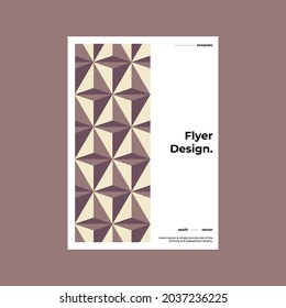 Brochure, flyer, leaflet, booklet, cover design. Company identity. Template collection. Abstract geometric modern pattern. Layout design. Corporate report cover. A4. Vector eps10 