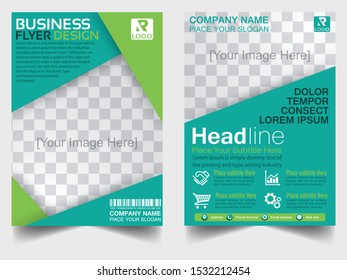 Brochure, flyer, Leaflet, Cover design template vector. abstract flat background, A4 size.