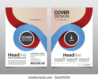 Brochure, flyer, Leaflet  design template vector. abstract flat background, A4 size.