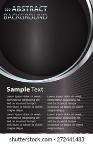 brochure, flyer, magazine cover. black Design Template. Card Business Set. Folder. banner. label. Leaflet Abstract Technology background for computer graphic website internet. text box.