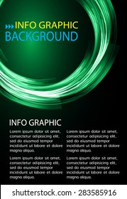 brochure, flyer, magazine cover. dark green Design Template. Card Business Set. Folder. banner. label. Leaflet Abstract Technology background for computer graphic website internet. text box.