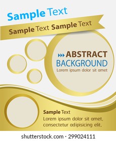 brochure, flyer, magazine cover. gold white template. Card Business Set. Folder Design Template. banner. label. Leaflet Abstract Technology background for computer graphic website internet. text box.