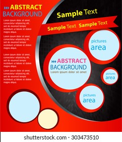 brochure, flyer, magazine cover. red black template. Card Business Set. Folder Design Template. banner. label. Leaflet Abstract Technology background for computer graphic website internet. text box.