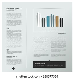 Brochure, flyer, newsletter, annual report layout template. Business background concept. 