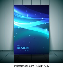 Brochure or flyer premium quality design. Vector illustration for business presentation