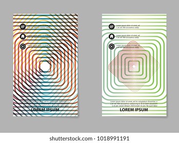brochure, flyer, report. Cover design template