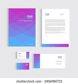 Brochure, flyer or report for vector business template. Vector illustration