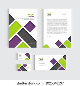 Brochure, flyer or report for vector business template. Vector illustration