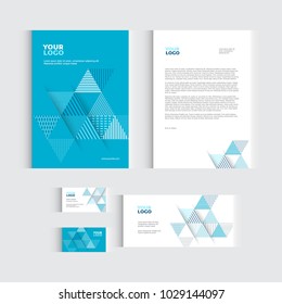 Brochure, flyer or report for vector business template. Vector illustration