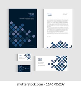 Brochure, flyer or report for vector business template. Vector illustration