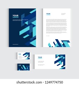Brochure, flyer or report for vector business template. Vector illustration