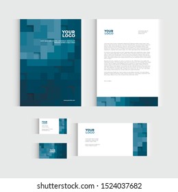 Brochure, flyer or report for vector business template. Vector illustration