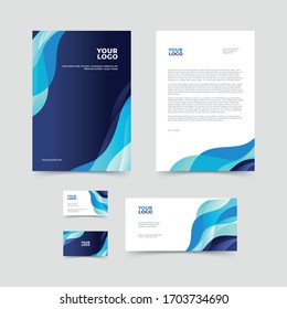 Brochure, flyer or report for vector business template. Vector illustration