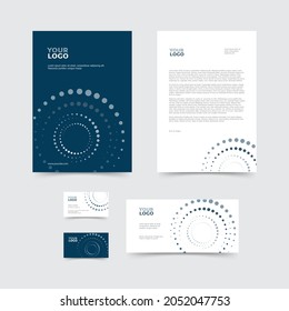 Brochure, flyer or report for vector business template. Vector illustration