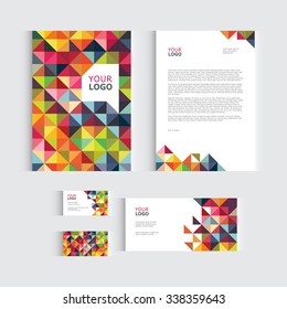 Brochure, flyer or report for vector business template. Vector illustration
