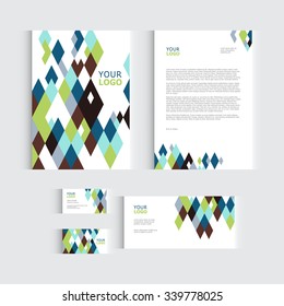 Brochure, flyer or report for vector business template. Vector illustration