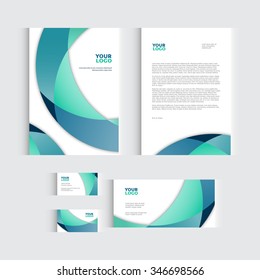 Brochure, flyer or report for vector business template. Vector illustration