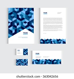 Brochure, flyer or report for vector business template. Vector illustration