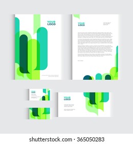 Brochure, flyer or report for vector business template. Vector illustration