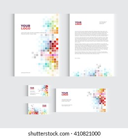 Brochure, flyer or report for vector business template. Vector illustration