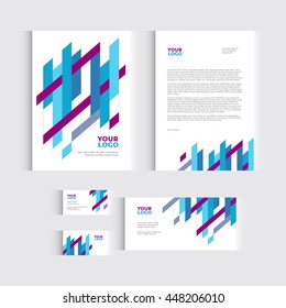 Brochure, flyer or report for vector business template. Vector illustration