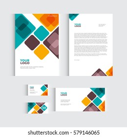 Brochure, flyer or report for vector business template. Vector illustration