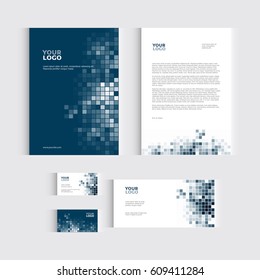 Brochure, flyer or report for vector business template. Vector illustration