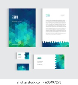 Brochure, flyer or report for vector business template. Vector illustration