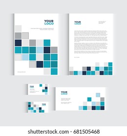 Brochure, flyer or report for vector business template. Vector illustration