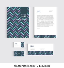 Brochure, flyer or report for vector business template. Vector illustration