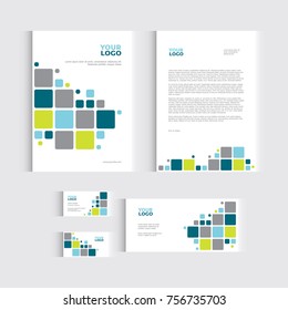 Brochure, flyer or report for vector business template. Vector illustration