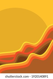 plantilla de folleto y volante, diseño de color abstracto
