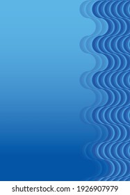 plantilla de folleto y volante, diseño de color abstracto