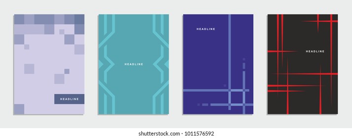Brochure, flyer template, corporate identity.