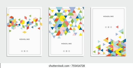 Brochure, flyer, template, corporate identity.