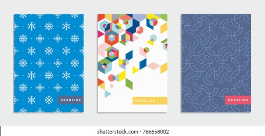 Brochure, flyer, template, corporate identity.