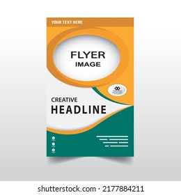 brochure flyer template design, layout design, abstract business presentation template design
