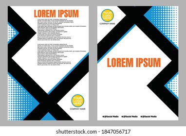 Brochure Flyer and Template Vector illustration.
