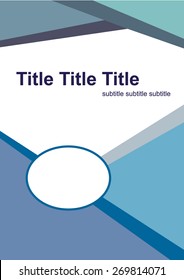 Brochure, folder or flyer template