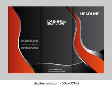 Brochure folder leaflet abstract elementÂ 
