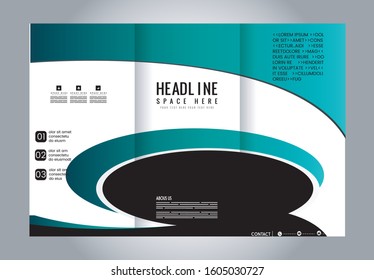 brochure folder leaflet abstract element
